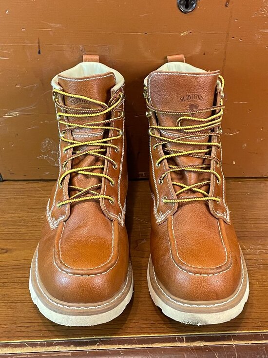 HERMAN SURVIVORS Men\'s Size 13 Oakridge Steel Toe Brown Leather Work Boots main image 9